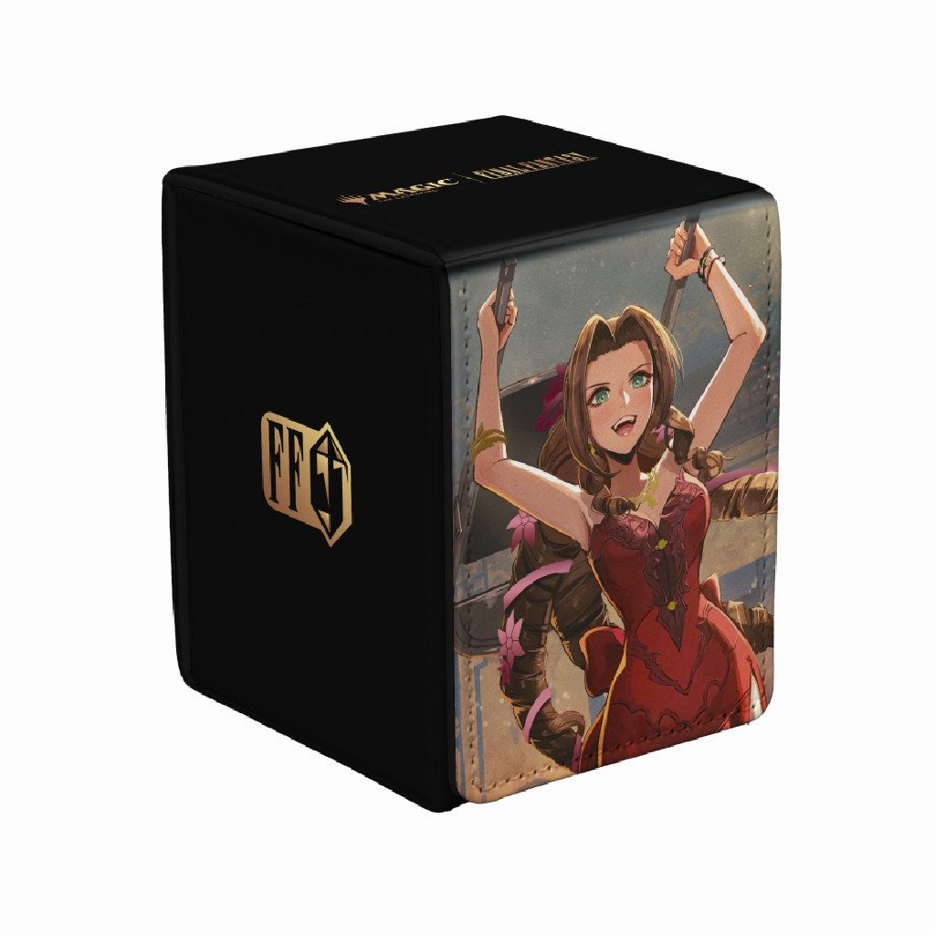 Ultra PRO FINAL FANTASY: Aerith Gainsborough — Alcove Flip Deck Box | Magic: The Gathering