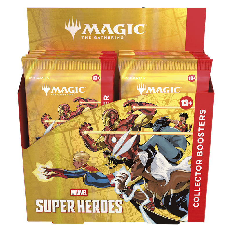 Marvel Super Heroes Collector Booster Display | Magic: The Gathering | Dice & Dumplings Dice and Dumplings Marvel Super Heroes Collector Booster Display | Magic: The Gathering | Dice & Dumplings Dice and Dumplings