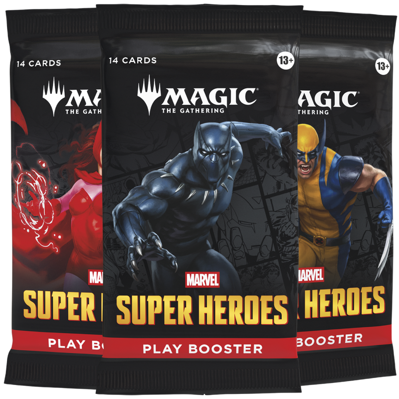 Marvel Super Heroes Play Booster | Magic: The Gathering | Dice