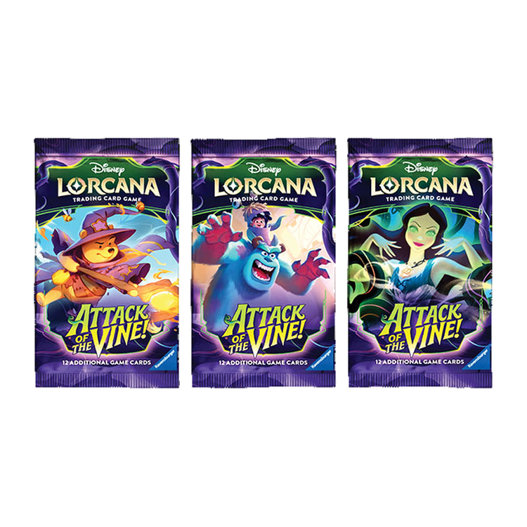 Lorcana Attack of the Vine! booster box PNG booster packs