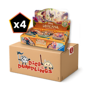 Lorcana Wilds Unknown booster box 4 box case PNG