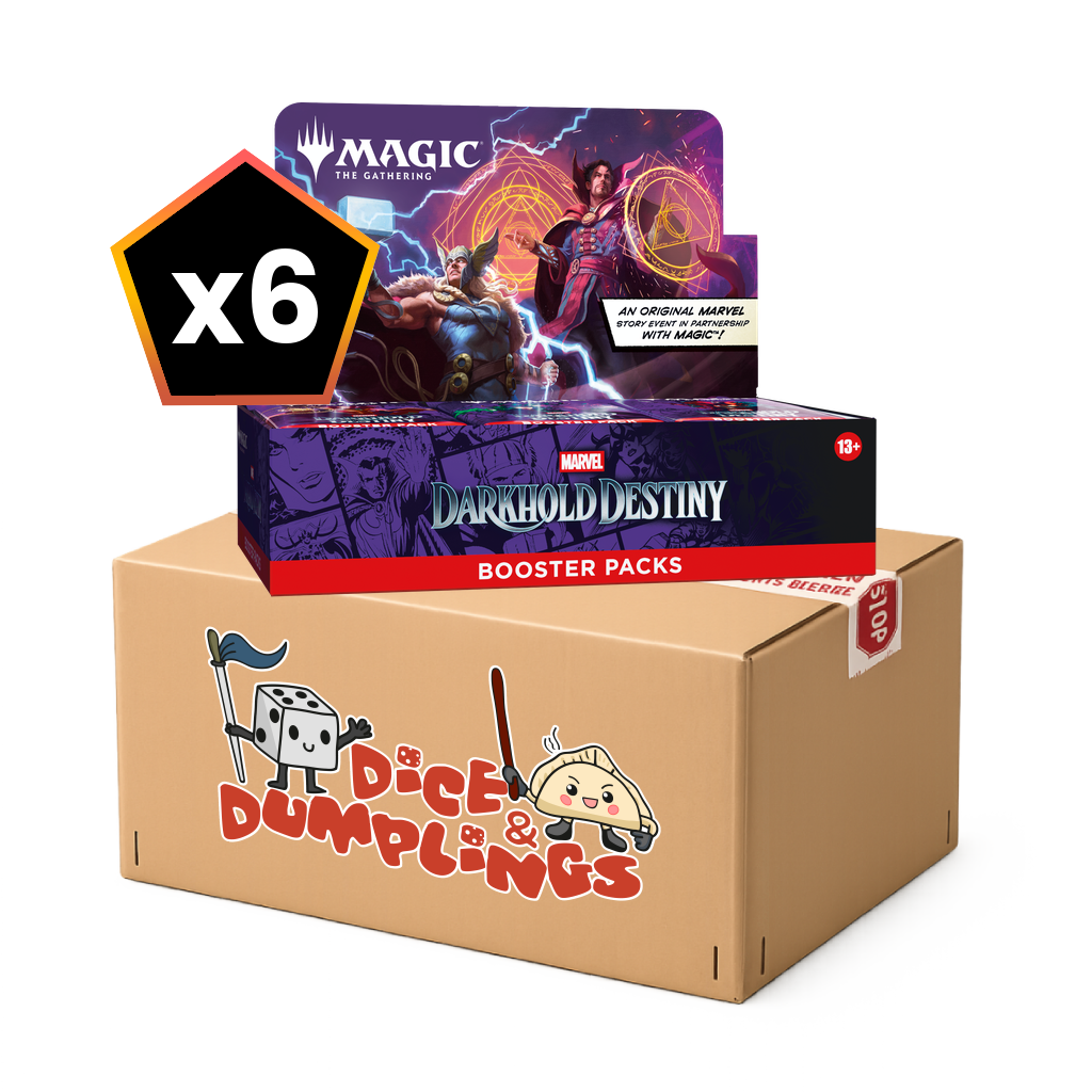 MTG Marvel Darkhold Destiny booster box 6 box case PNG