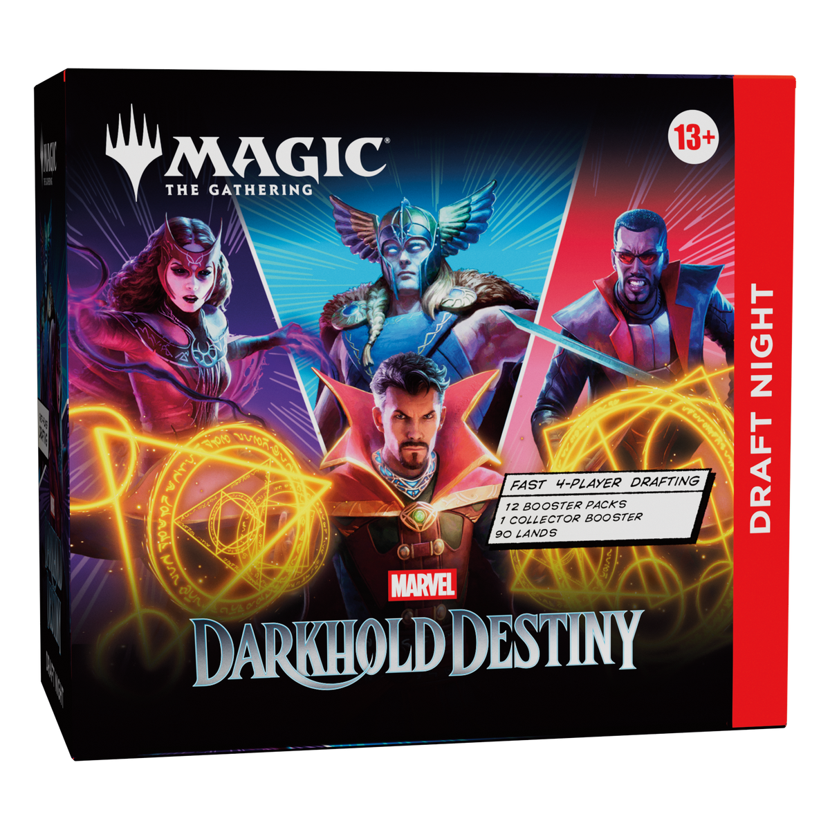 MTG Marvel Darkhold Destiny draft night PNG