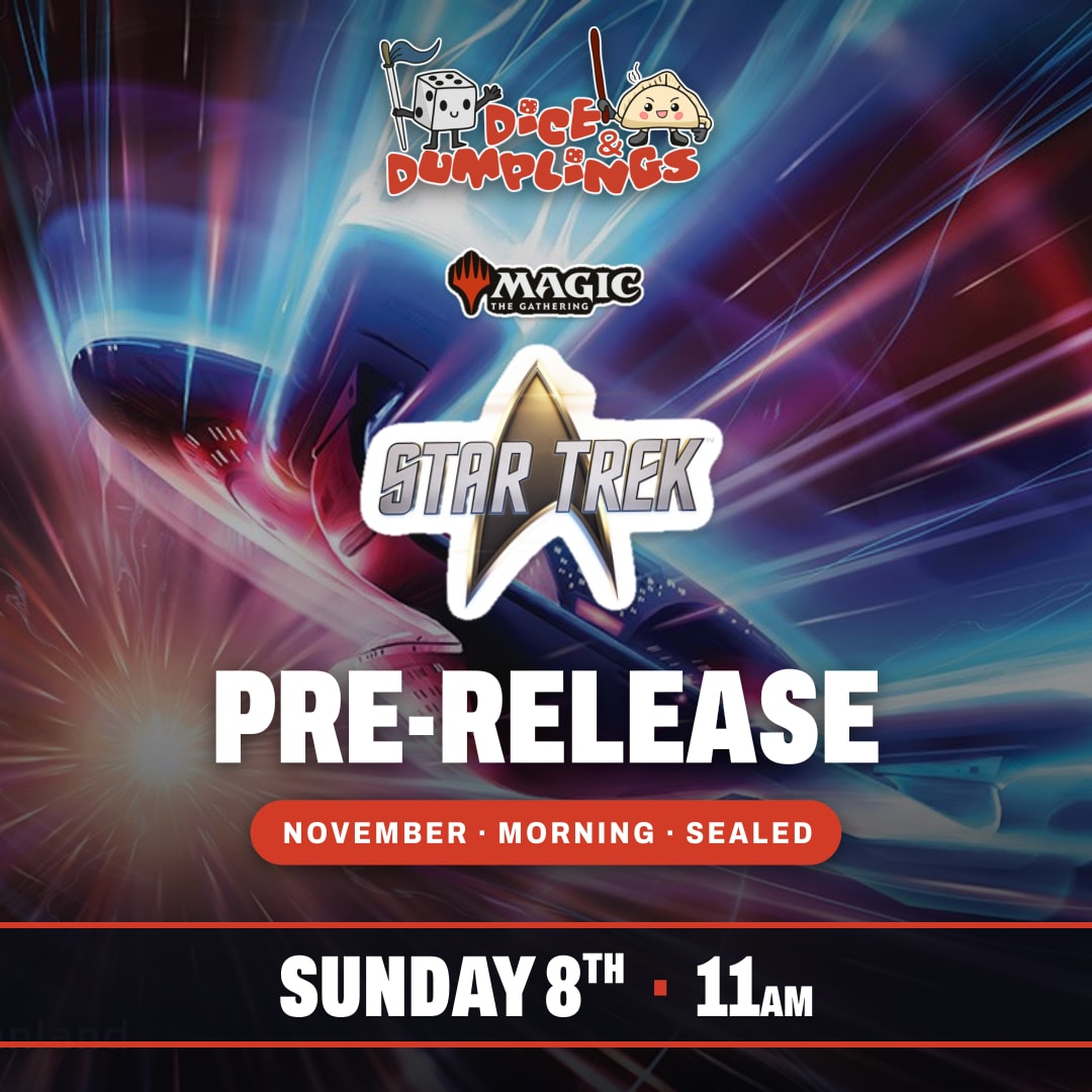 MTG Star Trek Prerelease Ticket Sunday 8th November Morning 11:00am