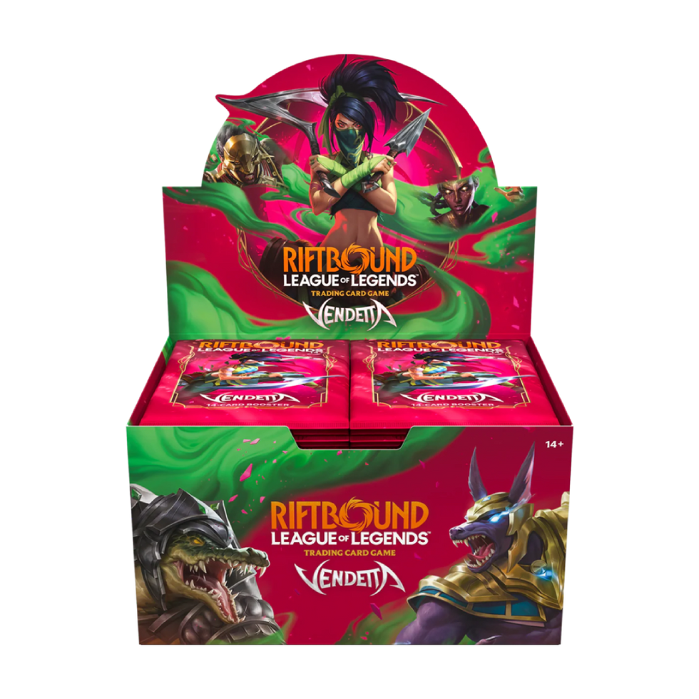 Riftbound Vendetta Booster Box (24 Packs) | League of Legends TCG ...