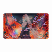 Ultra PRO FINAL FANTASY Nibelheim Aflame Spot Foil Playmat Magic The Gathering MTG Accessories 24x13.5in Non-Slip Rubber Backing
