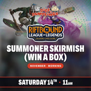 Riftbound Summoner Skirmish: Win a Box Ticket Saturday 14th November 11:00am