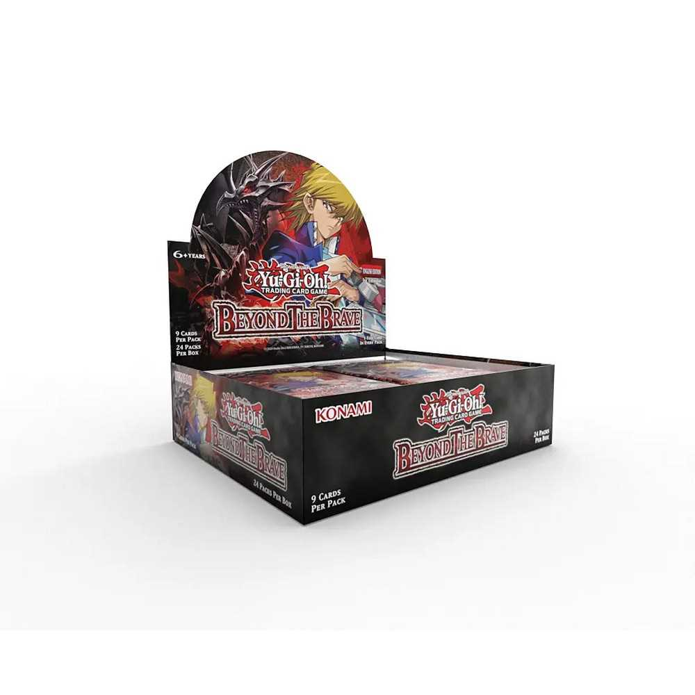 Yu-Gi-Oh Beyond the Brave booster box 12 box case PNG angle