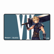Ultra PRO FINAL FANTASY Cloud Ex-SOLDIER Black-Stitched Playmat Magic The Gathering MTG 24x13.5in