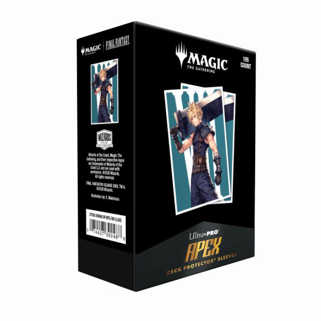 Ultra PRO FINAL FANTASY Cloud Ex-SOLDIER APEX Deck Protector Sleeves 105ct Magic The Gathering MTG