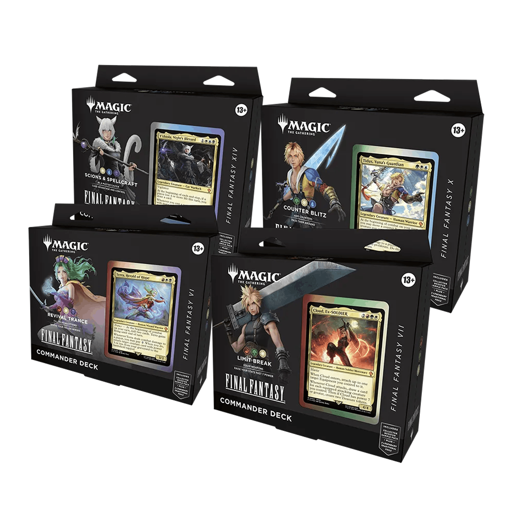 FINAL FANTASY Commander Deck - Set of 4