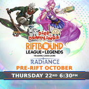 Riftbound Radiance Pre-Rift | Thursday 22nd October | 6:30pm | Dice & Dumplings