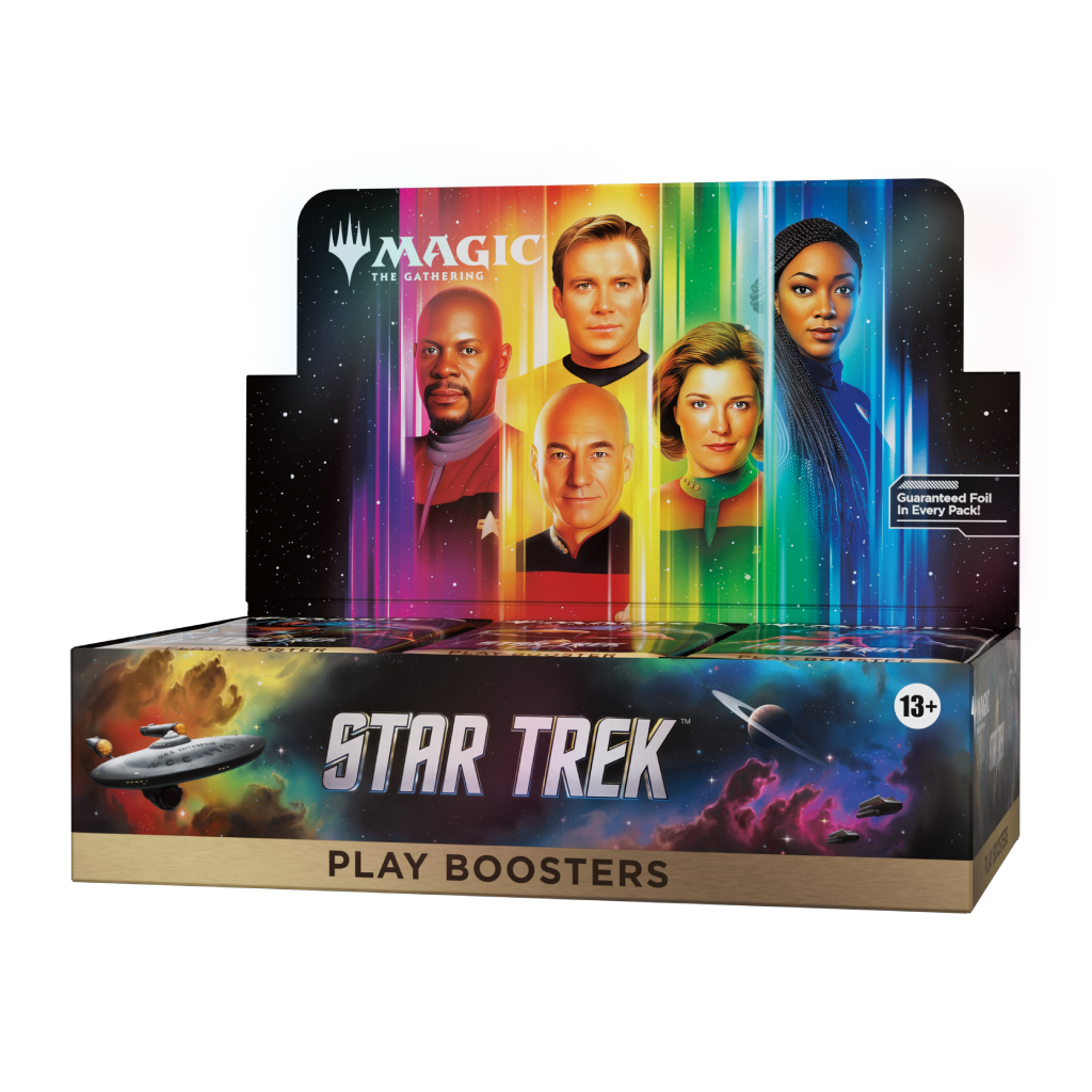 Magic: The Gathering Star Trek Play Booster Box containing 30 Play Boosters png