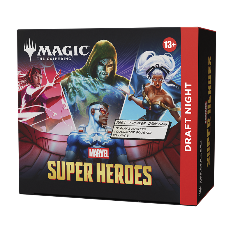 Marvel Super Heroes Draft Night | Magic: The Gathering | Dice ...
