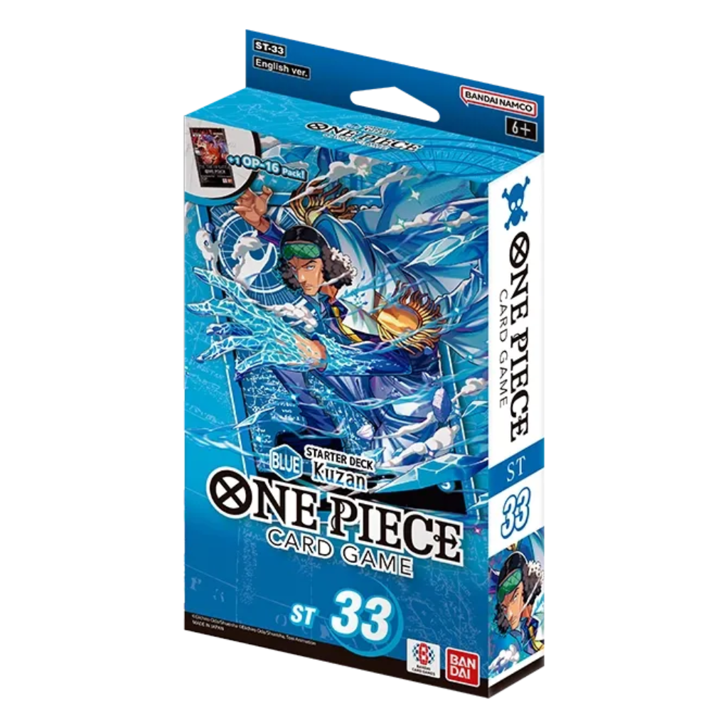 One Piece Card Game Starter Deck ST-33 Bandai Mono-Blue Control Trading Card Game