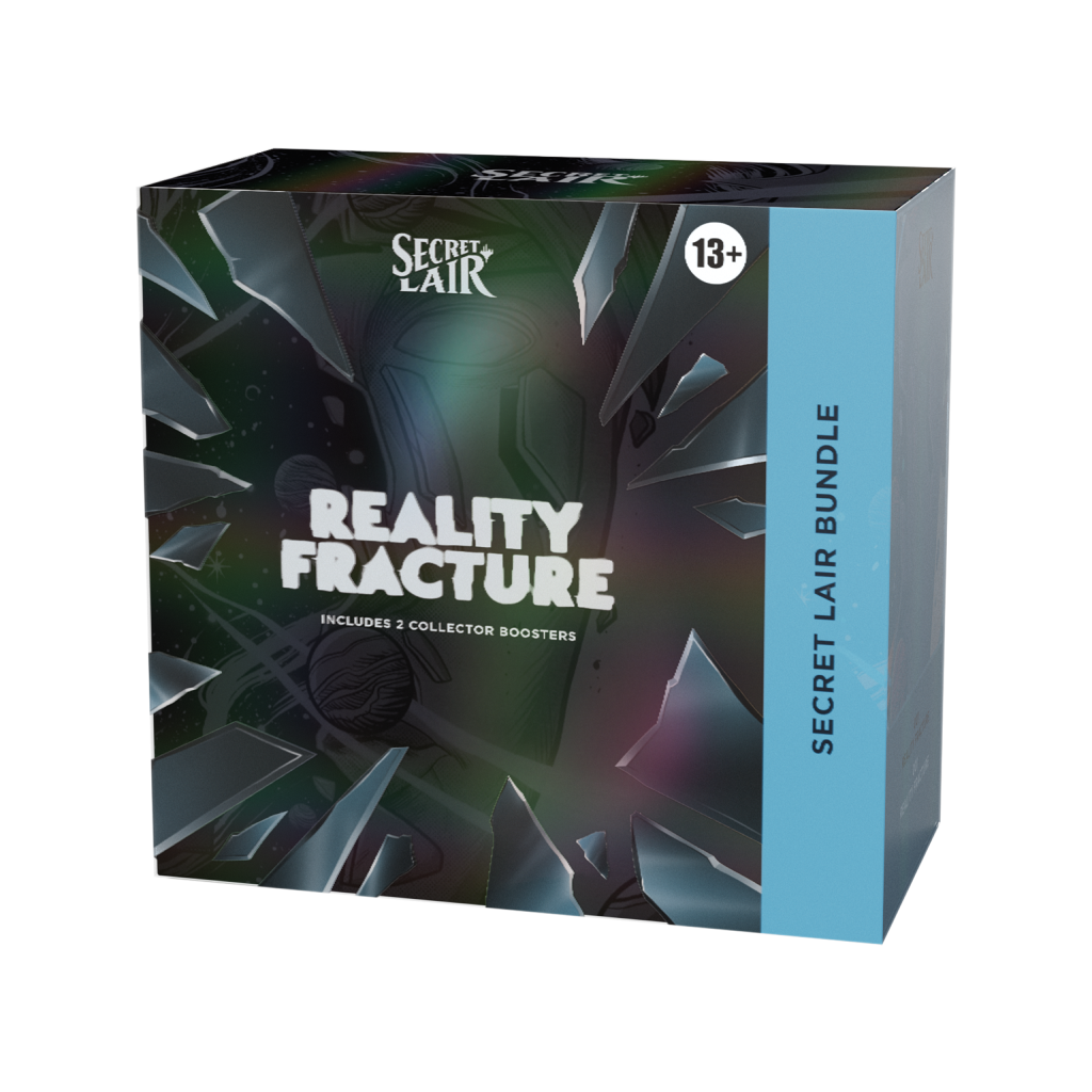 Reality Fracture Secret Lair Bundle Magic The Gathering MTG Foil Borderless Lands PNG
