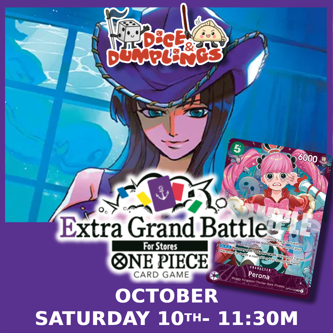 One Piece Extra Grand Battle October 10th 2026 - Dice & Dumplings