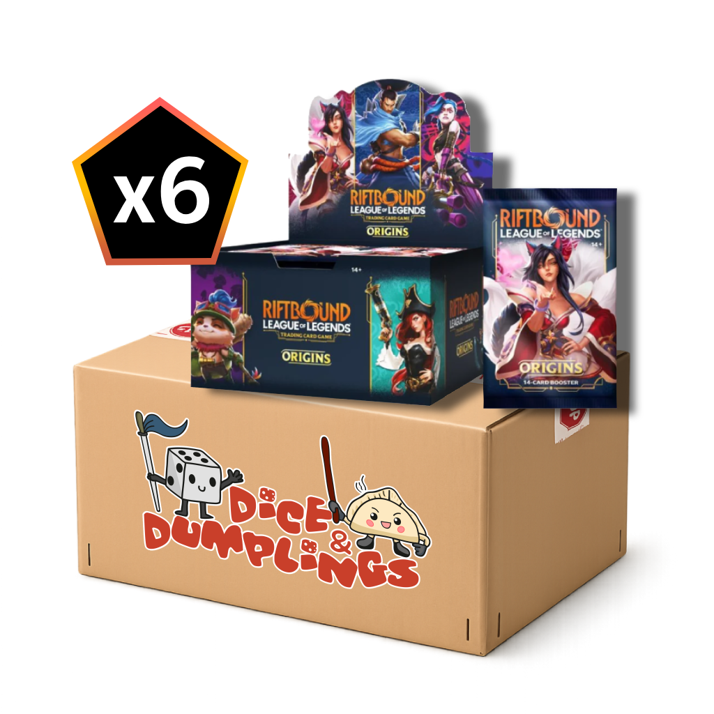 Riftbound Origins Booster Box Case of 6 for the League of Legends TCG