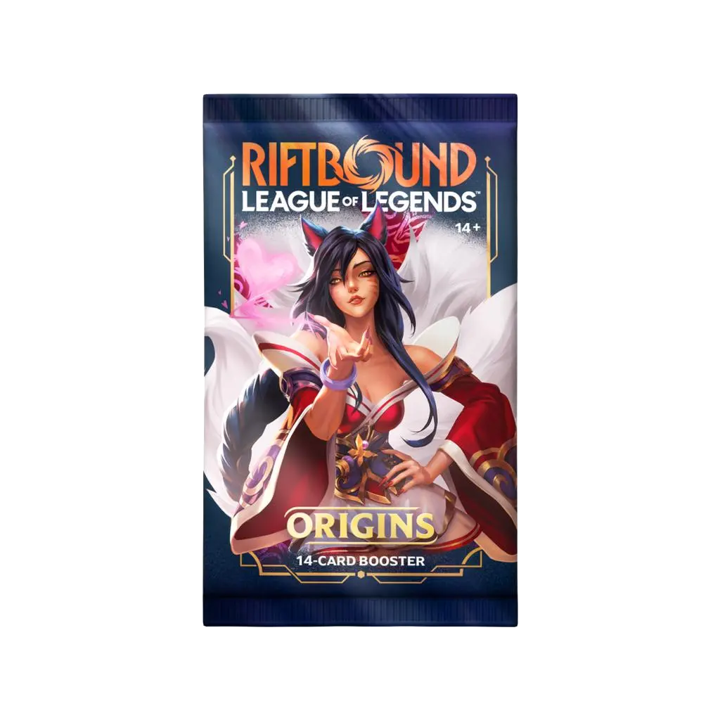 Riftbound Origins Booster Pack for the League of Legends TCG
