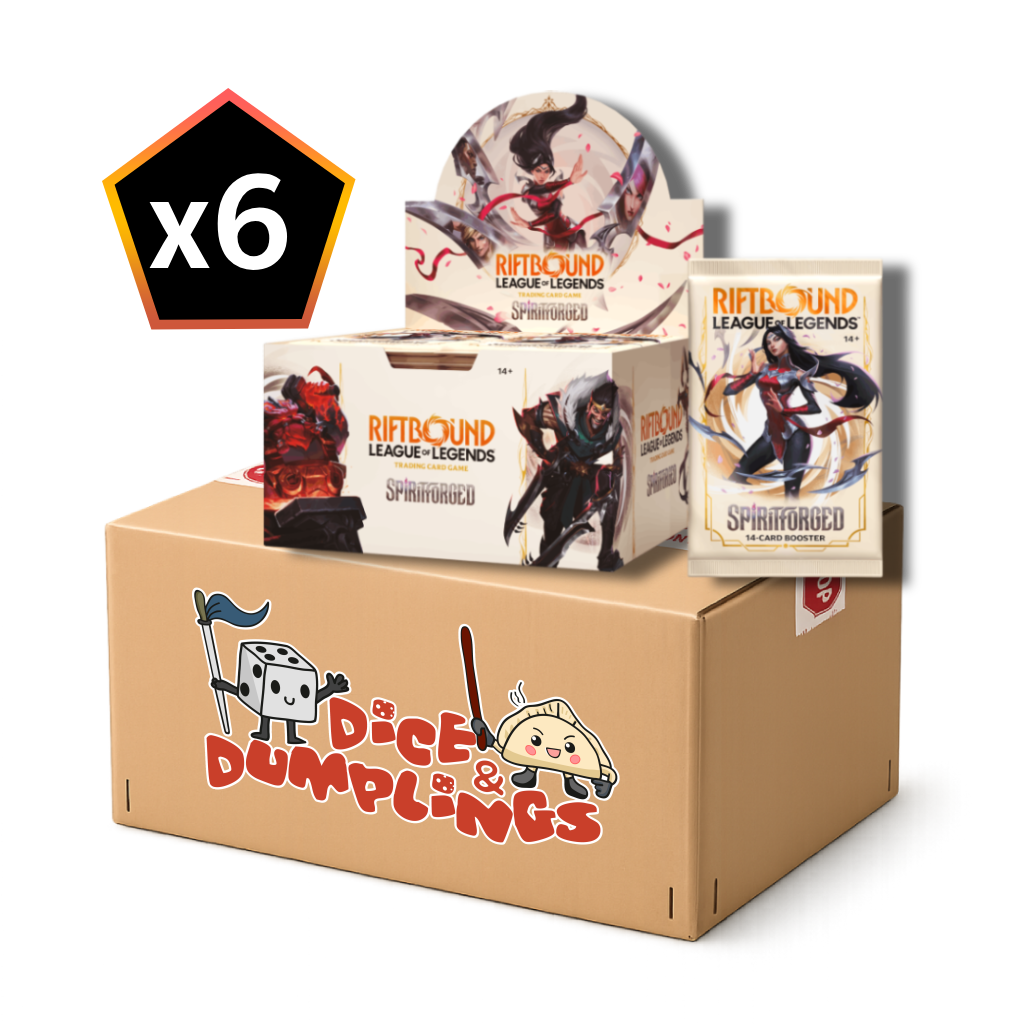 “Riftbound Spiritforged Booster Box Case of 6 png