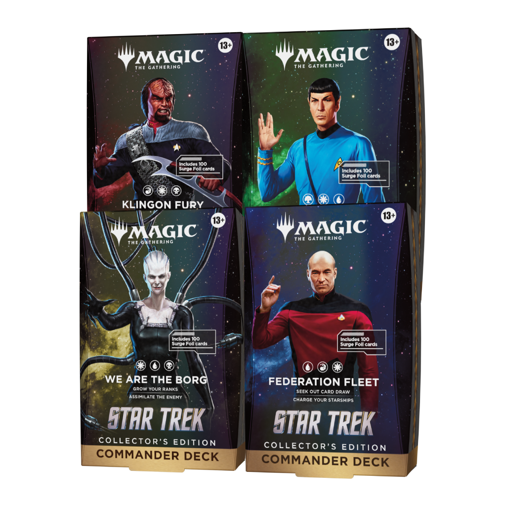 Star Trek Collector's Edition Commander Deck Set (All 4 Decks) | Magic: The Gathering