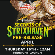 Thursday 16th April Secrets of Strixhaven Midnight Pre-Release - 12:00AM Dice & Dumplings