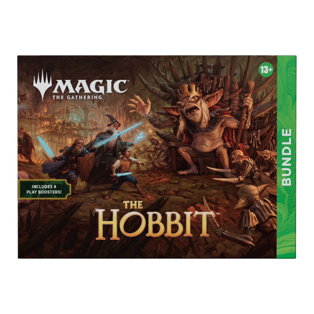 The Hobbit Bundle Magic The Gathering MTG Sealed Box Side View Goblin King PNG
