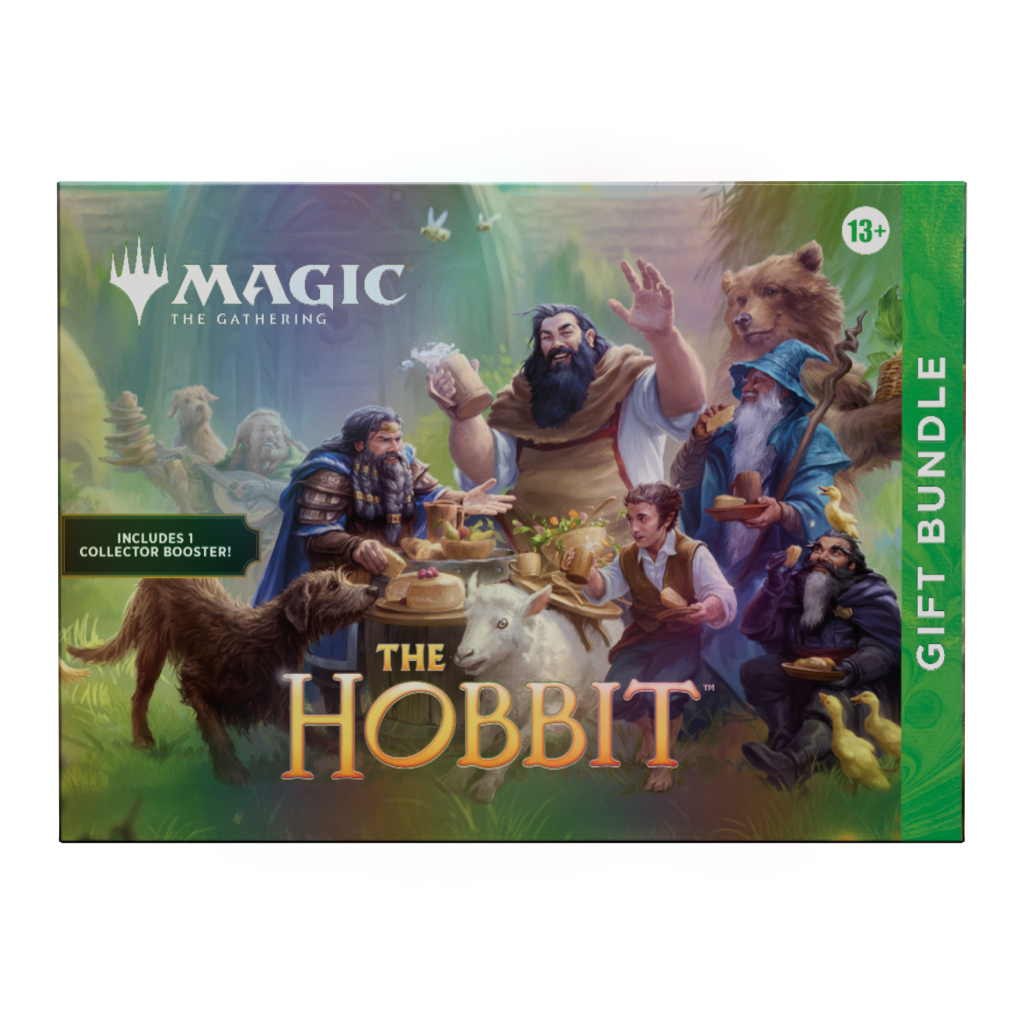 The Hobbit Gift Bundle Magic The Gathering MTG 9 Play Boosters 1 Collector Booster PNG
