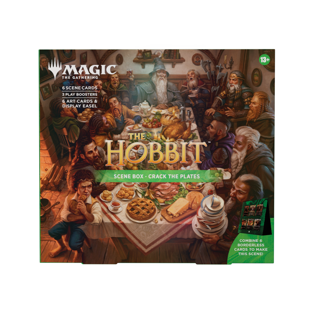 The Hobbit Scene Box Crack the Plates Magic The Gathering MTG 6 Foil Borderless Scene Cards PNG
