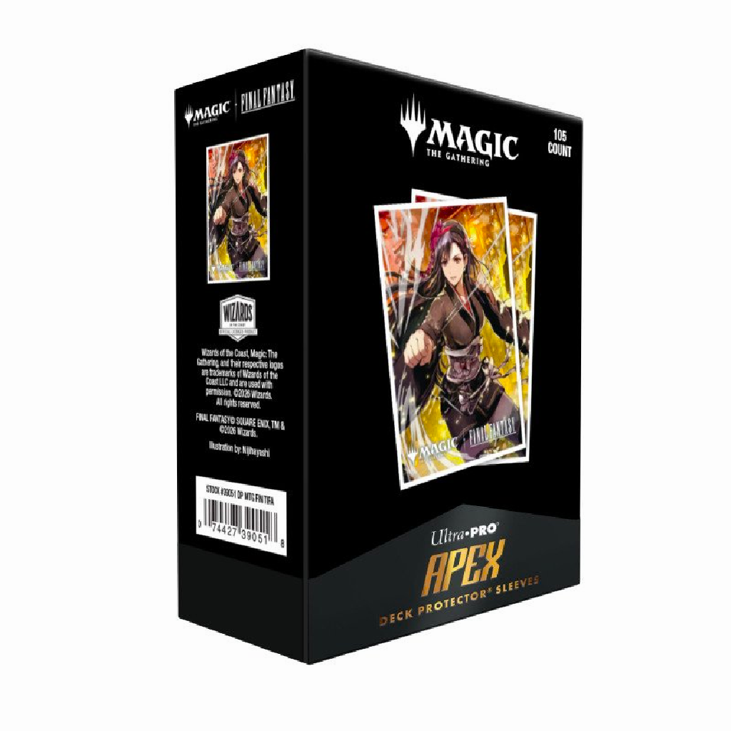 Ultra PRO FINAL FANTASY Tifa Lockhart APEX Deck Protector Sleeves 105ct Magic The Gathering MTG