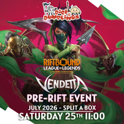 Saturday 25th Riftbound  Vendetta Pre-Rift - 11:00AM Dice & Dumplings