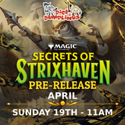 Sunday 19th April Secrets of Strixhaven Morning Pre-Release - 11:00AM Dice & Dumplings