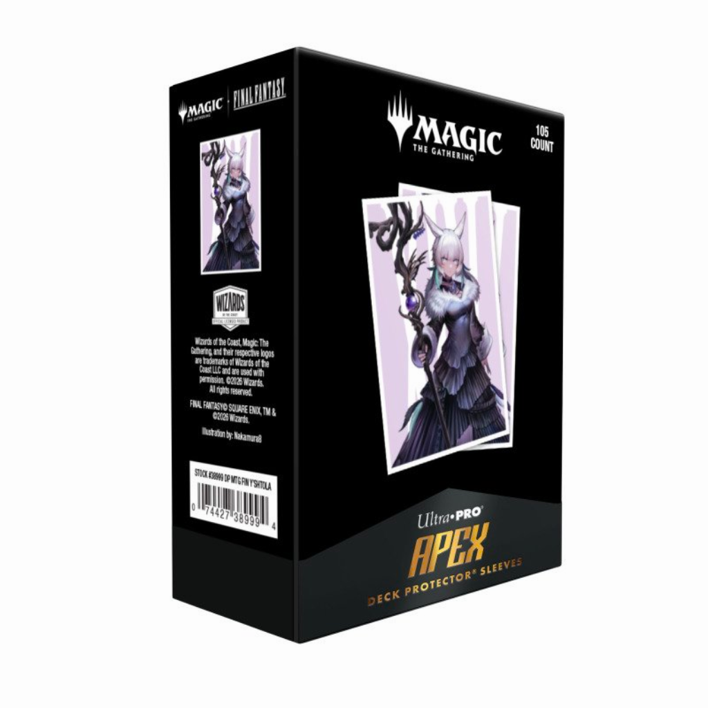 Ultra PRO FINAL FANTASY Yshtola Nights Blessed APEX Deck Protector Sleeves 105ct Magic The Gathering MTG