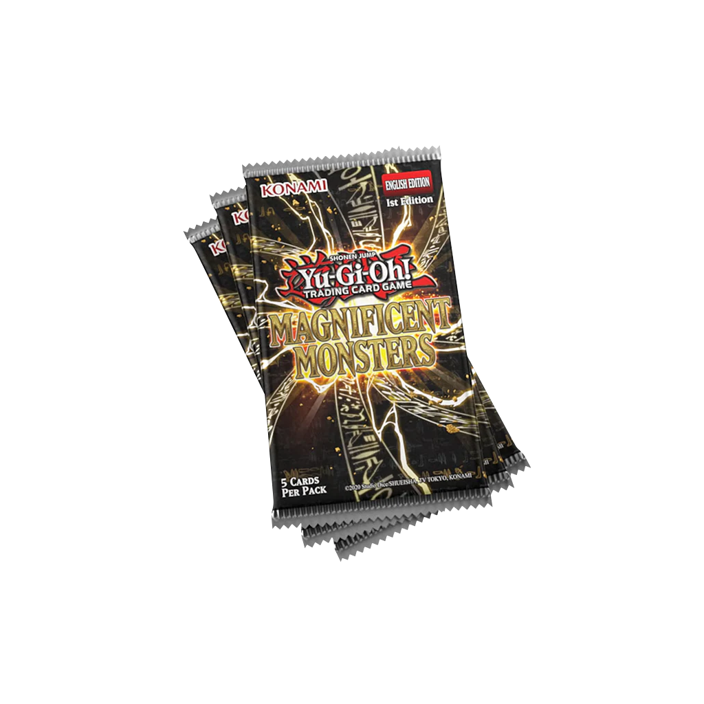 Yu-Gi-Oh! TCG Magnificent Monsters 3 packs png