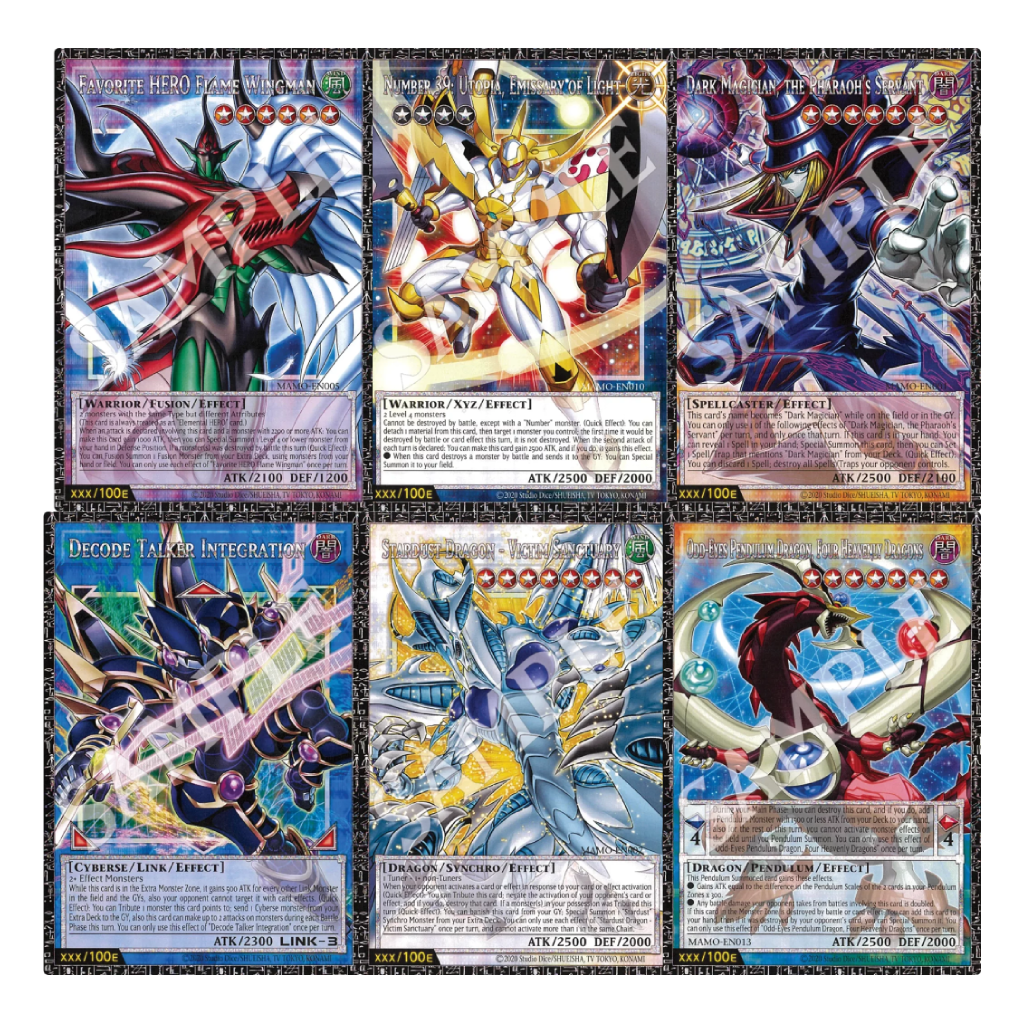 Yu-Gi-Oh! TCG Magnificent Monsters all 6 serialized cards